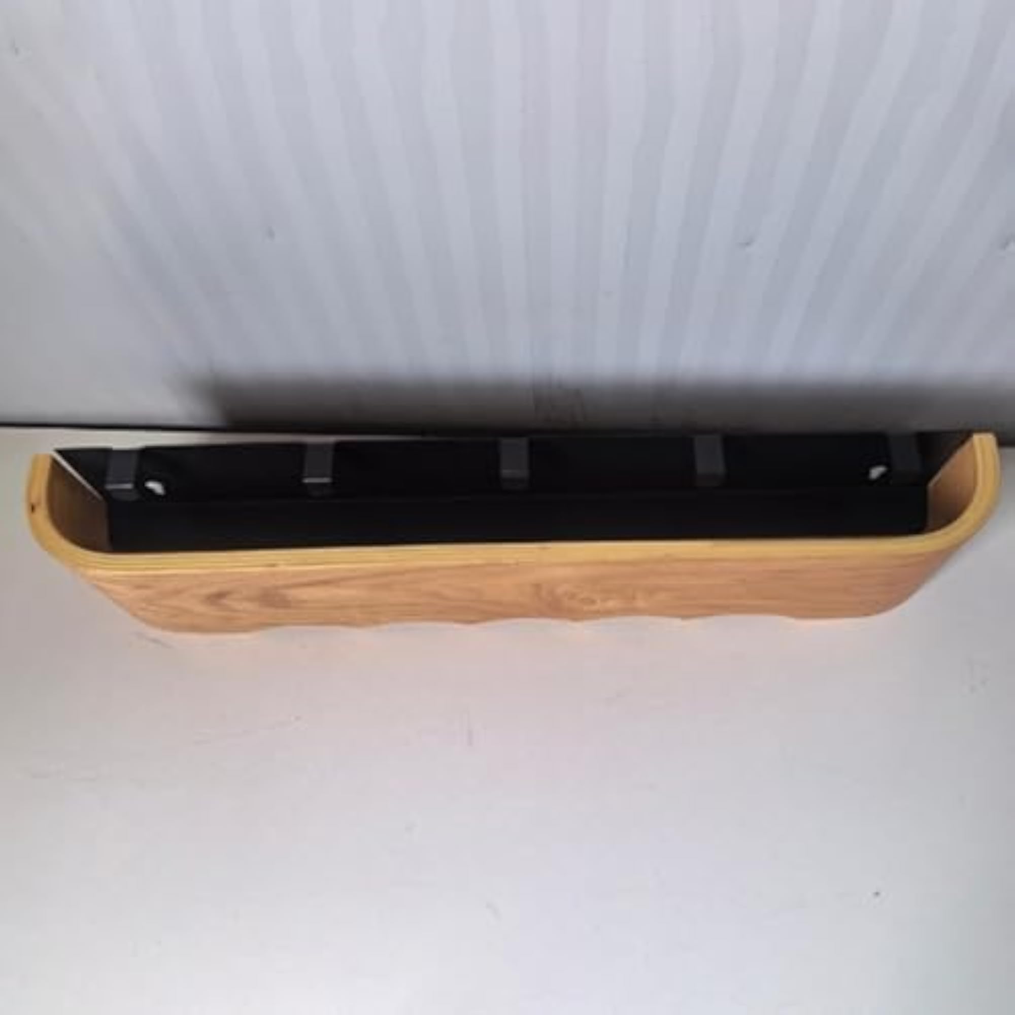 Wall Mounted Coat Rack, Solid Wood Minimalist Key Holder