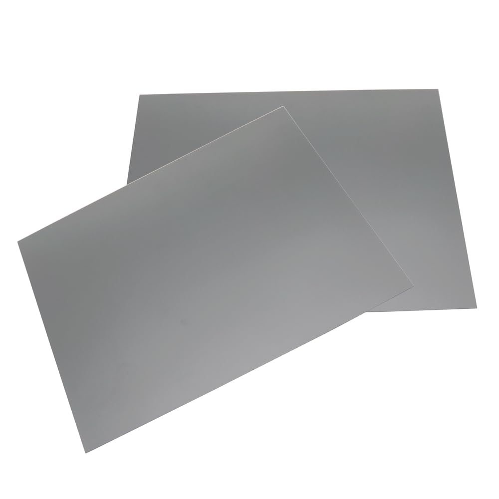 1/2/5PCS 200X170MM Silver Bottom Reflective Polarizer Film for Calculator Electric Motorcycle LCD Display Repairing Accessories (2PCS X Silver Bottom Reflective Polarizer Film)