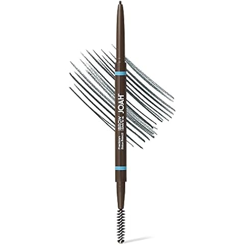 JOAH Dual-Ended Eyebrow Pencil - Brow Down To Me Ultra-FIne Tip Precision Brow Pencil with Built-In Spoolie Brush for Flawless Brows, Smudge-Proof, Water-Resistant, Black Brown Cover