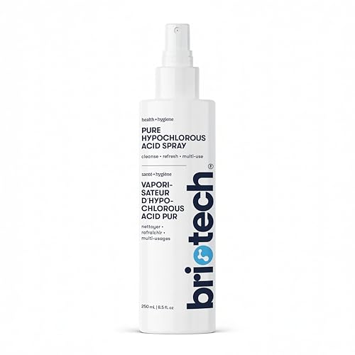 BRIOTECH Pure Hypochlorous, una solución multiusos natural para limpiar superficies y limpiar la piel (seguro para familias y mascotas)