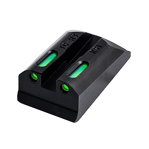 Image of TRUGLO TFX Handgun Sight | Durable Shock-Resistant Compact Brightly Glowing Tritium & Fiber-Optic Xtreme Day /Night Sight for Handguns