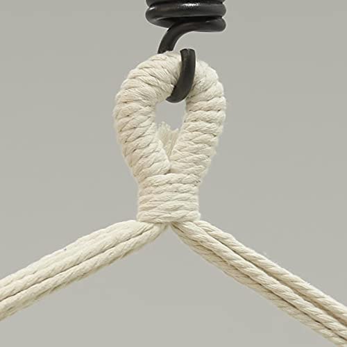 Fauteuil hamac suspendu AubryGaspard anti stress avec 2 coussins de dos - 3