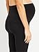 Motherhood Maternity Women's Super Stretch Secret Fit Over The Belly Ankle Skinny Pregnancy Dress Pants for Work, Black, 1X