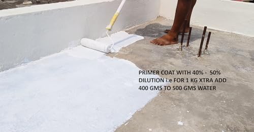 Image of NEXO Xtra Cool coat, flexible, Roofseal, 5 Litre, Waterproofing and Heatproofing Solution for Roofs, Terraces, Homes etc (5kg)