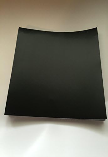 50 Black Gloss 6" inch Square Tile Transfer Stickers pack of 50 easy to apply and look great Gloss