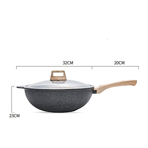 Wok de aleación de aluminio 32 cm con recubrimiento antiadherente miniatura 2