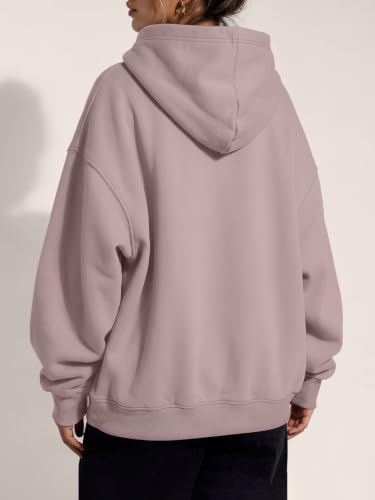 Image of Trendy Queen Women Oversized Hoodies Fall Outfits | Gentle Skin Feel, Aesthetic Drop Shoulder, Large Kangaroo Pocket, Seamless Daily Outfit Match