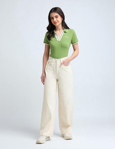 Image of U.S. Polo ASSN. Women's Cotton Slim Fit T-Shirt