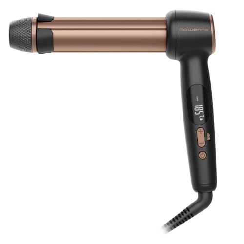 Rowenta Twist Curl, ferro arricciacapelli a L, cilindro regolabile, 3 misure di arricciatura, riccioli fino a 48 ore, CF4620E0