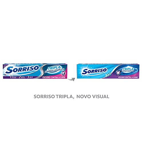 Creme Dental Sorriso Tripla Limpeza Completa 70g