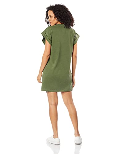 Colcci, Curto Estampado com Aplicação, Vestido, Feminino, Verde Dino, M