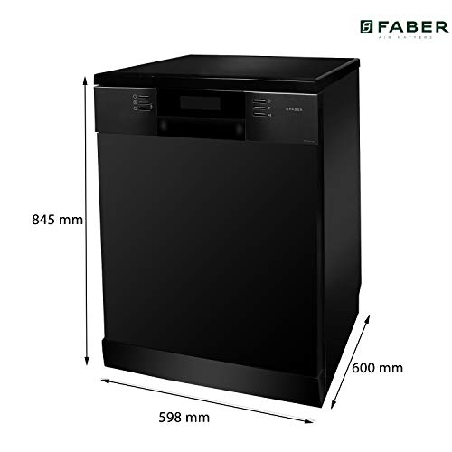 Image of Faber 14 Place Setting Dishwasher (FFSD 8PR 14S, Black)