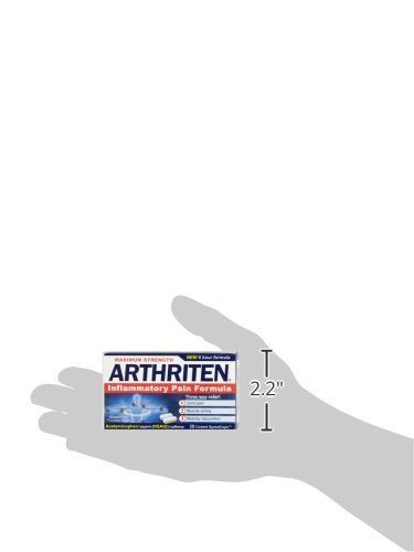 Arthriten Inflammatory Pain Formula Caplets With 3 Active Ingredients: Aspirin, Acetaminophen & Caffeine, White, 28 Count (Pack Of 1) #TOP4