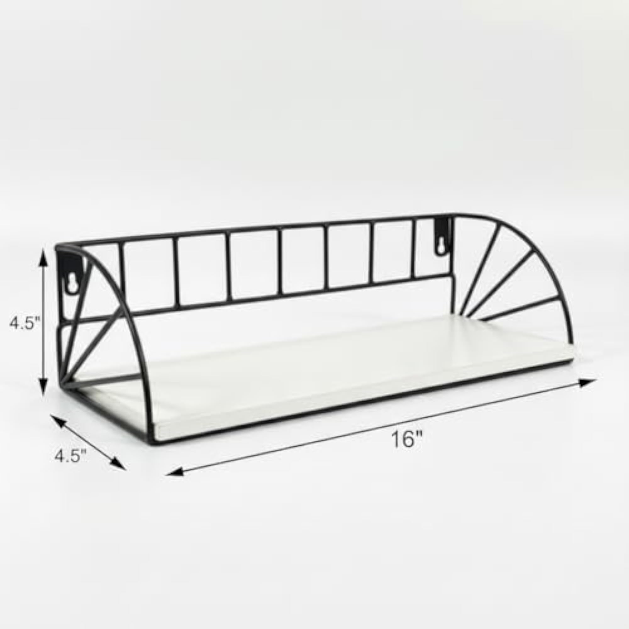 Set of 3 Decorative Wall Mounted Floating Shelves