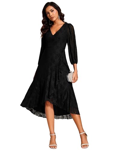 Robe de cérémonie dentelle pour mariage chic et soirée cocktail élégante