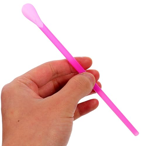 Pitillos desechables con cuchara 150 unidades 20 cm plástico miniatura 5