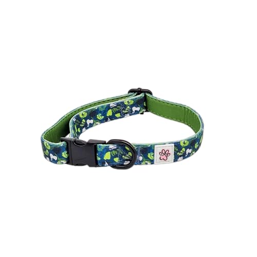 Collier souple pour chien grand grand format motif léopard