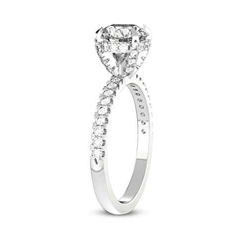 FRIENDLY DIAMONDS Lab Grown Diamond Ring For Women IGI Certified | 1-5 Carat Serena Eternity Diamond Ring | 14K Or 18K White, Yellow Or Rose Gold | FG-VS Quality3