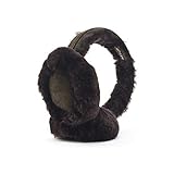 Orejeras de piel de oveja australiana clásica – Unisex cálido calentador térmico