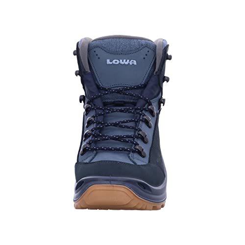 LOWA Damen Renegade Warm GTX Mid Schuhe, Navy-eisblau, UK 5.5