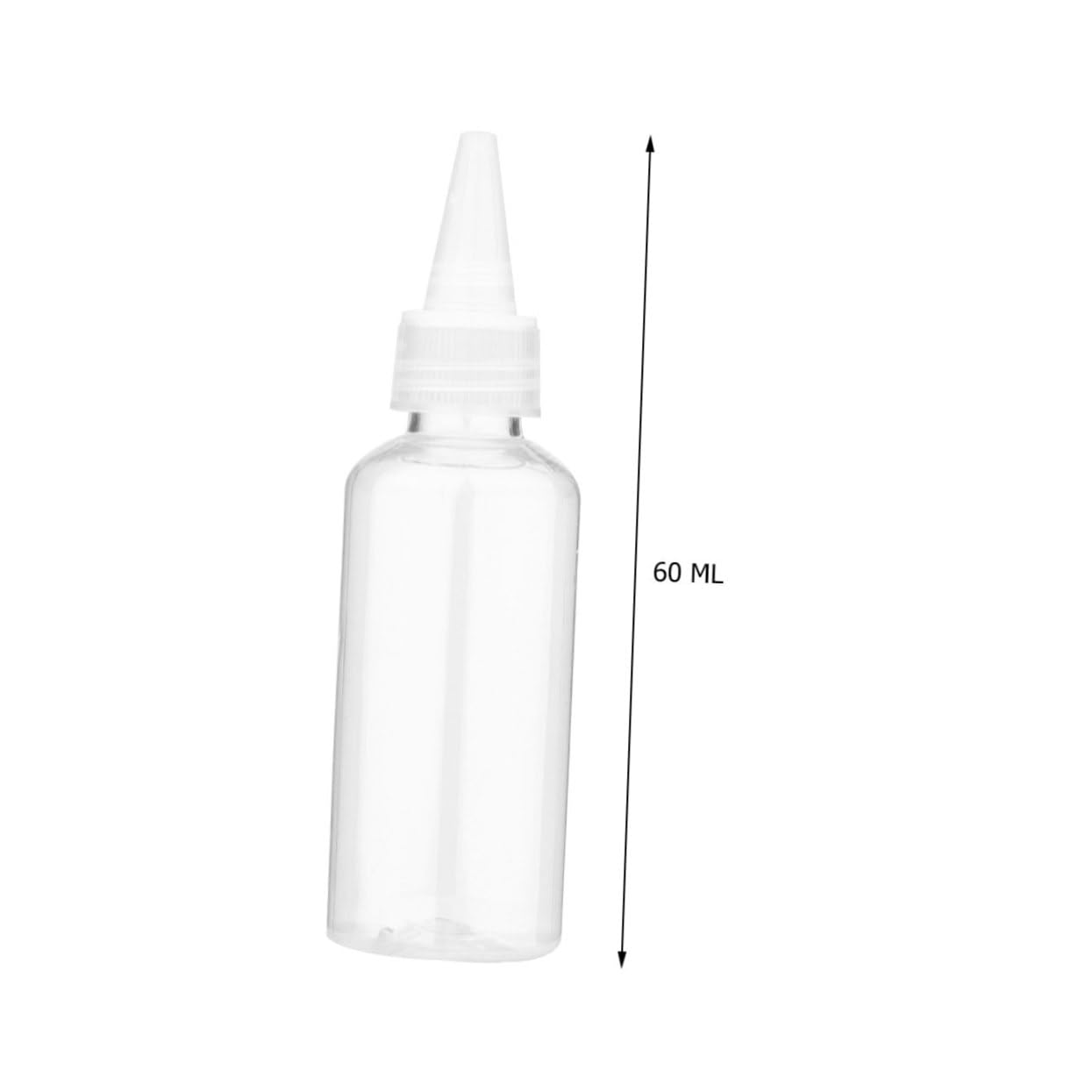 FOMIYES 60ml Pigment Dispenser Bottles Squeeze Bottles Plastic Pigment Containers Empty Containers Mini Dropper Mist Drip Syrup Dispensers Condiment Squeeze