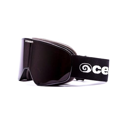OCEAN Sunglasses ASPEN Gafas de Sol Ski Snowboarding Nieve Ventisca Negro y Ahumado - imagen 2