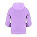Girls 2 Piece Kpop Singer Tracksuit Kids Cute Cartoon Graphic Long Sleeve Hoodies and Pants Casual Hood Sweatshirts（1-Purple,140