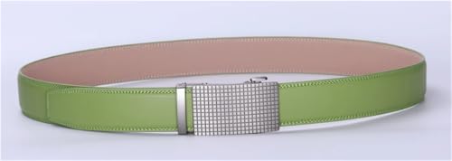 Men's Double-Sided Genuine Leather Belt, Automatic Buckle Casual Belt K231s9 120cm4