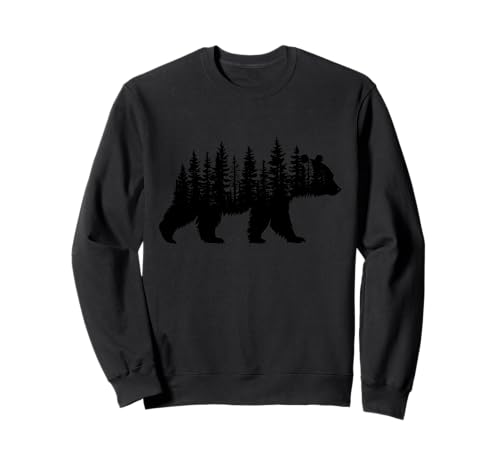 Bosque Árboles Vida Silvestre Animal Retro Al aire libre Naturaleza Sudadera