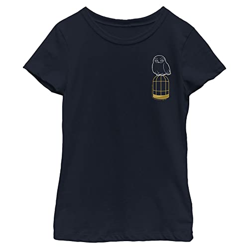 Harry Potter Girl's Hedwig Pocket T-Shirt