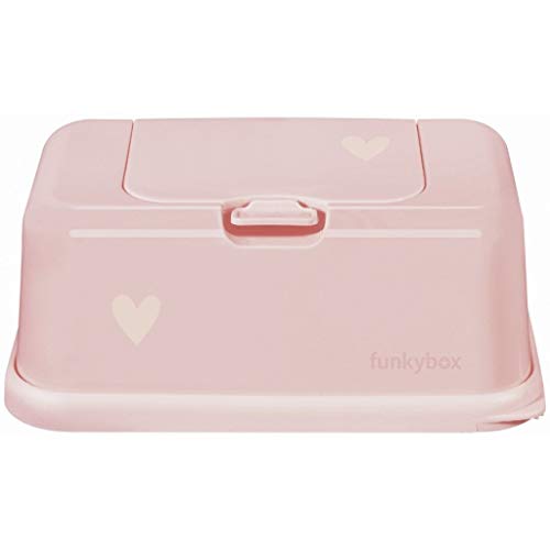 Funky Box Rosa Pastel - Estuches y dispensadores para toallitas, unisex