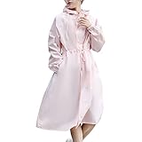 Die Regenjacke für Damen ist mit einer wasserdichten Kapuze und einem Kordelzug in der Taille ausgestattet, der sich an verschiedene Formen anpassen lässt. Die Taille ist dünn, hebt die Kurve hervor und verbessert optisch den Taillenumfang, sodass Sie modisch und modisch aussehen. Elastische Bündchen verhindern Wasseraustritte und blockieren den Luftstrom.