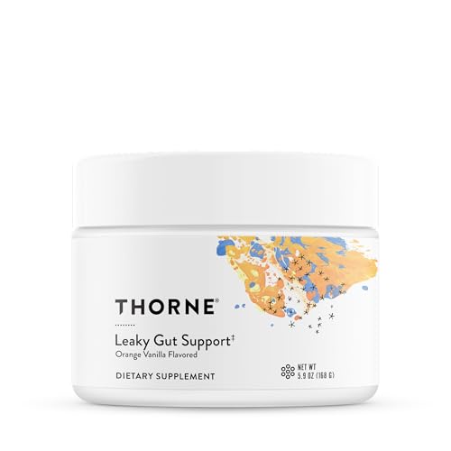 THORNE - Leaky Gut Support (Formerly EnteroMend) - Gut Health Supplement - Supports Optimal Digestive Function & Bowel Regularity* - NSF Certified for Sport - Orange Vanilla Flavor - 30 Servings
