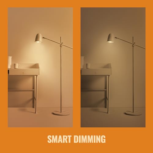 Image of WiZ 65W BR30 Soft White LED Smart Bulb - Pack of 6 - E26, Indoor - Connects to Your Existing Wi-Fi - Control with Voice or App + Activate with Motion - Matter Compatible