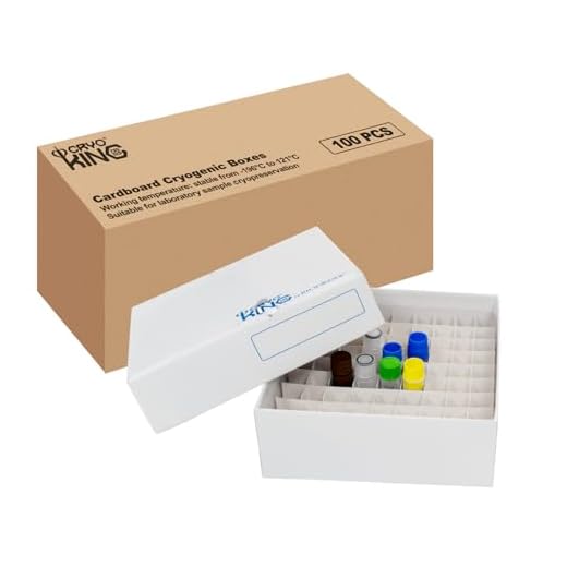 CryoKing Lab Freezer Cardboard Vial Boxes
