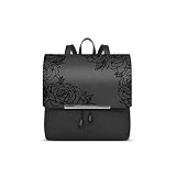  Alviero Rodriguez Zainetto Lux Roses Black Zaino donna moda casual ecopelle