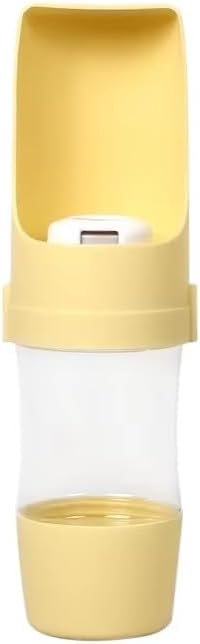 Miniatura 7 de Botella de agua portátil para perros, agua de viaje con recipiente para alimentos, a prueba de fugas y botella de agua ligera para perros, artículos