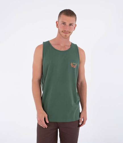 Hurley Tank Top Men con estampado gráfico exclusivo Rubel texturizado de tacto suave