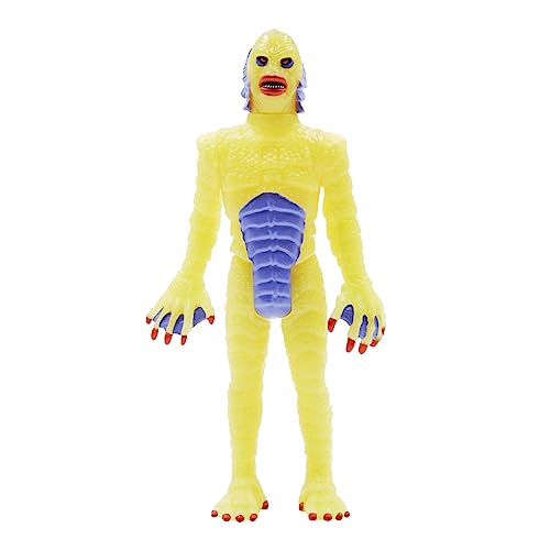 Image of Super7 Universal Monsters Creature from the Black Lagoon (Glow in the Dark Costume Colors) - 3.75 inch Universal Monster Movies Action Figure Classic Movie Collectibles and Retro Toys
