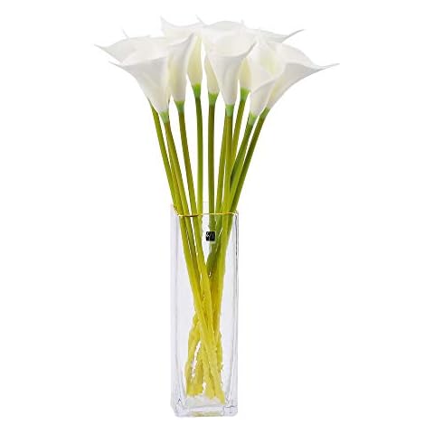cn-Knight Lirio Artificial de Cala Blanco, 12 Piezas de 20 Pulgadas Cover