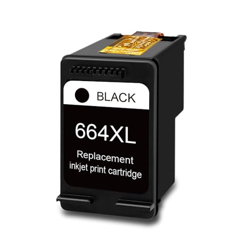 MENGJNGB Cartucho de Tinta for Impresora DeskJet 1115 2675(HP 664xl 1bk)