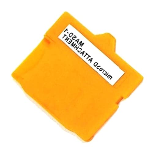 Jaune 25 x 22 x 2 mm (L x l x h) 1 pièce Accessoire Micro-SD caméra masd-1 à la carte xD Insérer Adaptateur d'insertion forolympus masd-1 Micro-SD vers xd Adaptateur...