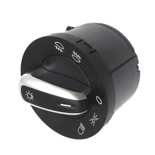 Interruptor luz faros coche con acabado cromado premium para Seat Alhambra