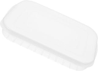 Airtight Food Storage Container for Refrigerator Clear Reusable Fridge Box for Meat Seafood and Cheese Capacity and Easy to Clean Keeps Food Fresh