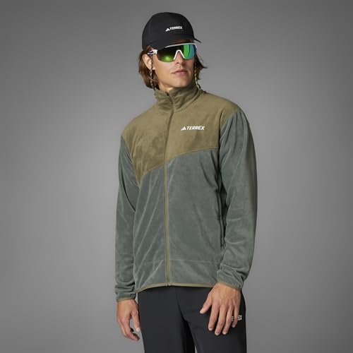 Image of adidas Men's Terrex Multi Full-Zip Fleece Hiking Jacket