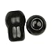 Prestige Medical Soft Push-On PVC Stethoscope Eartips, Black, Large, 2 Count