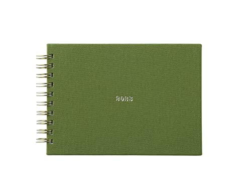 ラボクリップ 手帳 2023年 A6 ウィークリー スケッチ 帆布 オリーブグリーン 2312R01-OG