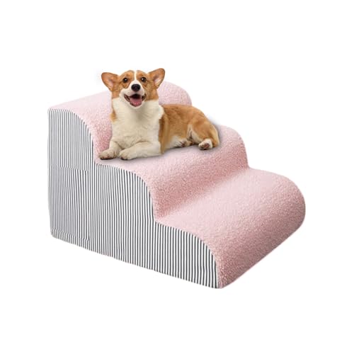 Escaliers pour petits chiens avec revêtement antidérapant