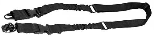 TRINITY 2 Point Bungee Sling for Tippmann TMC Paintball Marker Black Adjustable Tactical Sling with