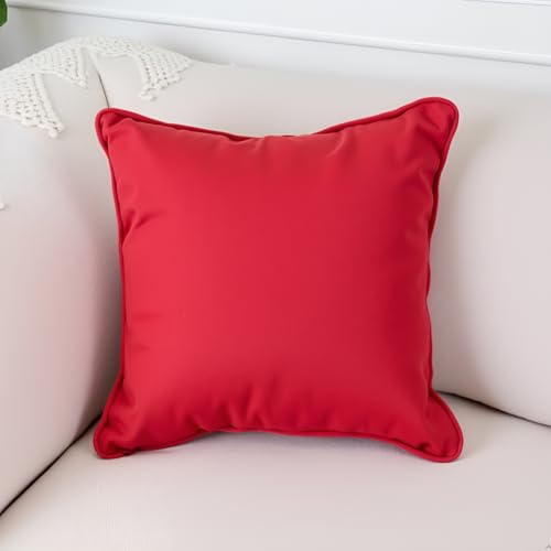 Image of SAJAVAT HOME 100% Cotton Cushion Cover | Decorative Cushion Cover for Sofa, Bed, Chair | 16X16 Inches / 45x45 cm | All-Season Soft Pillowcase | Pack of 1 (Arizona Red)